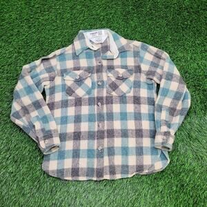 Vintage Woolrich Wool Jacket Womens XS/S 18x23 Plaid Shacket